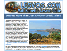 Tablet Screenshot of lesvos.com